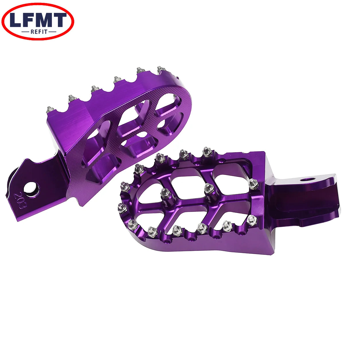 E-moto foot pegs
